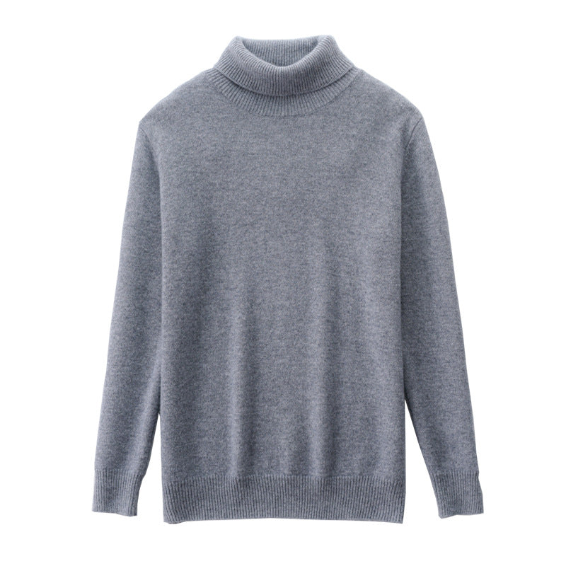 Men's Solid Color Sweater Bottoming Shirt