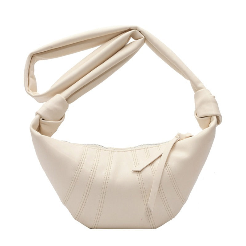 Leather Underarm Dumpling Bag Crossbody