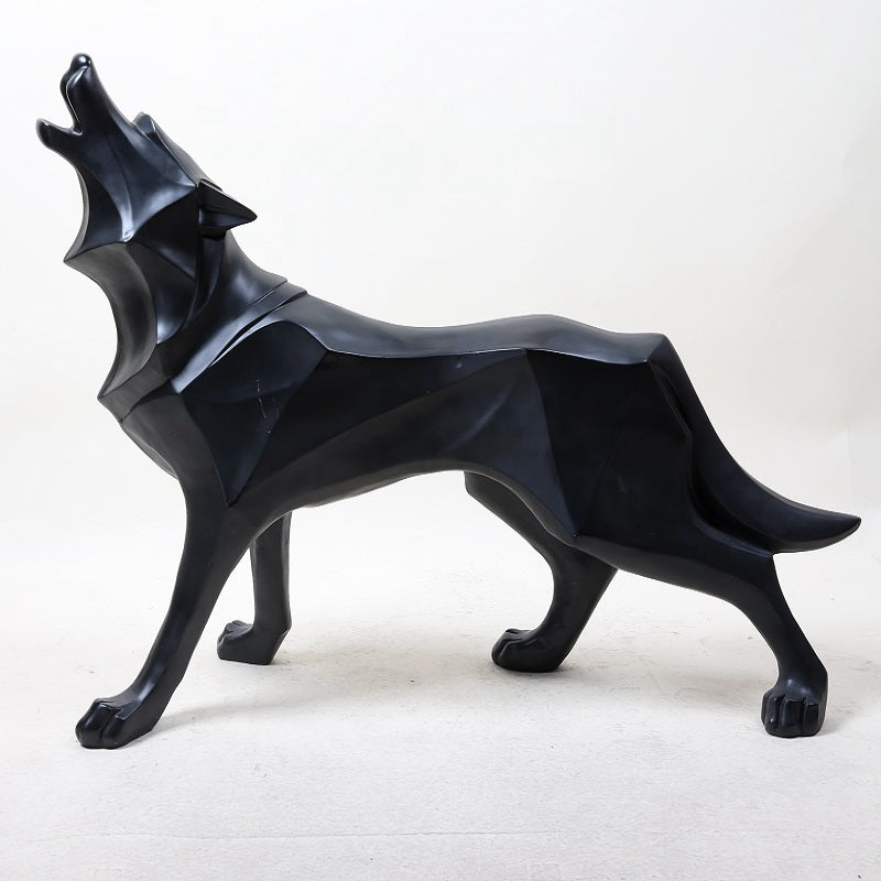 Resin Crafts Wolf Totem Home Creative Gifts