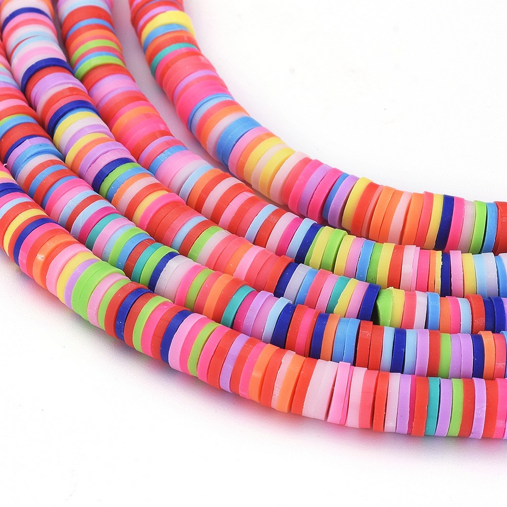 Polymer Clay Beads Spacer Color Polymer Clay Beaded Bracelet Jewelry Accessories