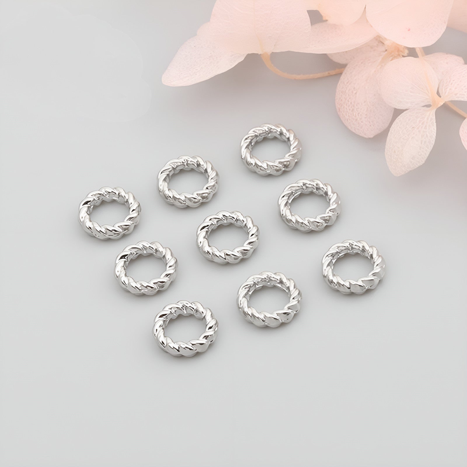 Twist Solid Closed Ring Diy Handmade Ornament Circle Accessories Handmade Special Materials