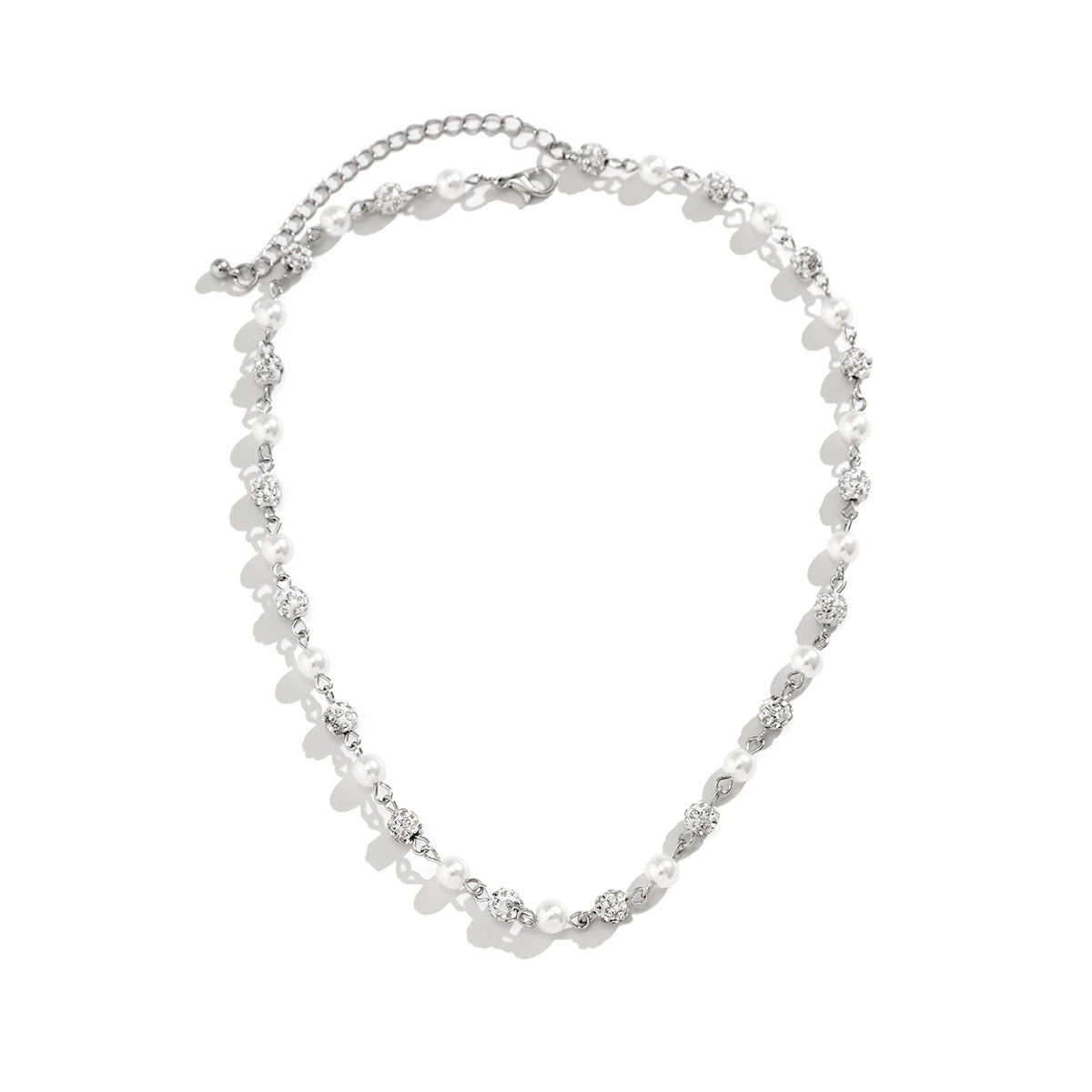 Simple Elegant Stitching Pearl Necklace For Women