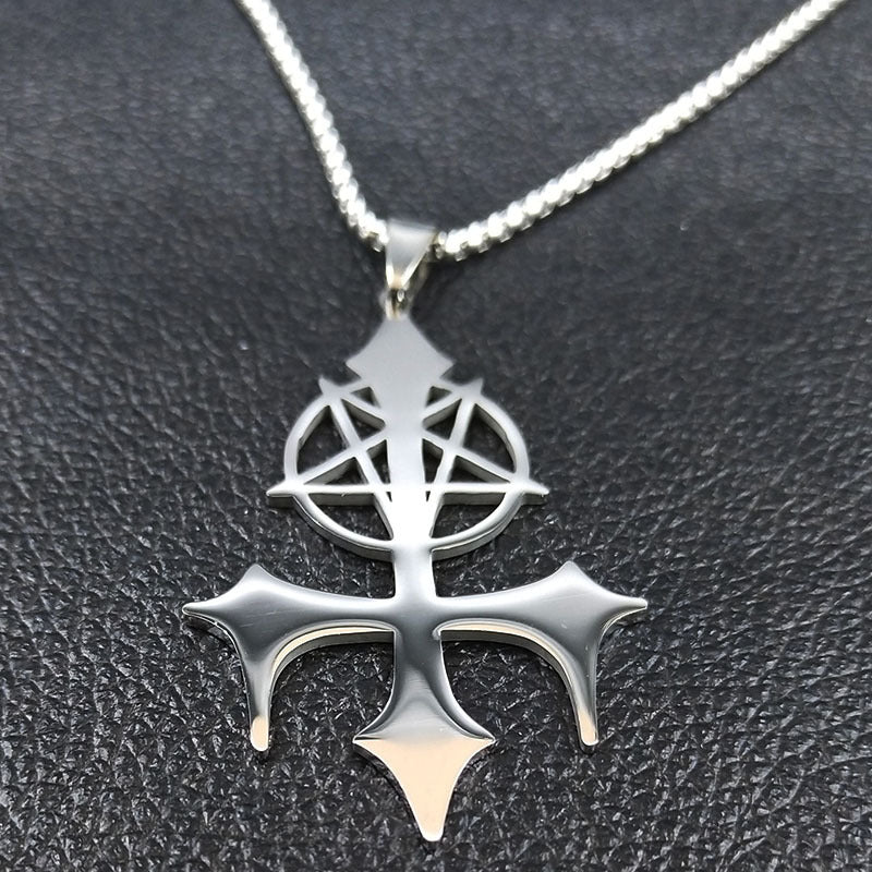 Five-pointed Star Satan Symbol Fashion Gothic Necklace