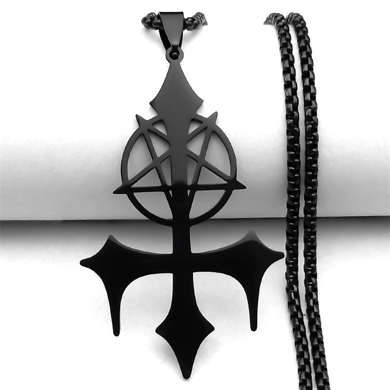 Five-pointed Star Satan Symbol Fashion Gothic Necklace