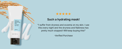 COSRX Rice Overnight Spa Mask: 60ml, 68% Rice Extract, 2% Niacinamide, Korean Skin Care, Cruelty-Free, Paraben-Free