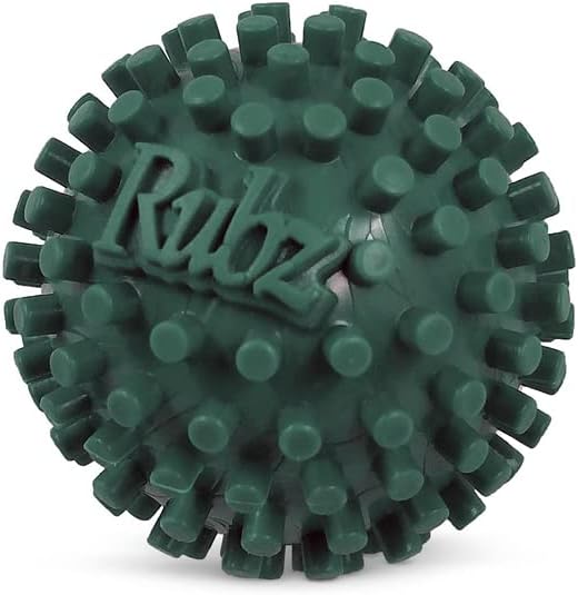 Due North Industrial Rubz Foot, Hand & Back Massage Ball, Relief from Plantar Fasciitis, Green