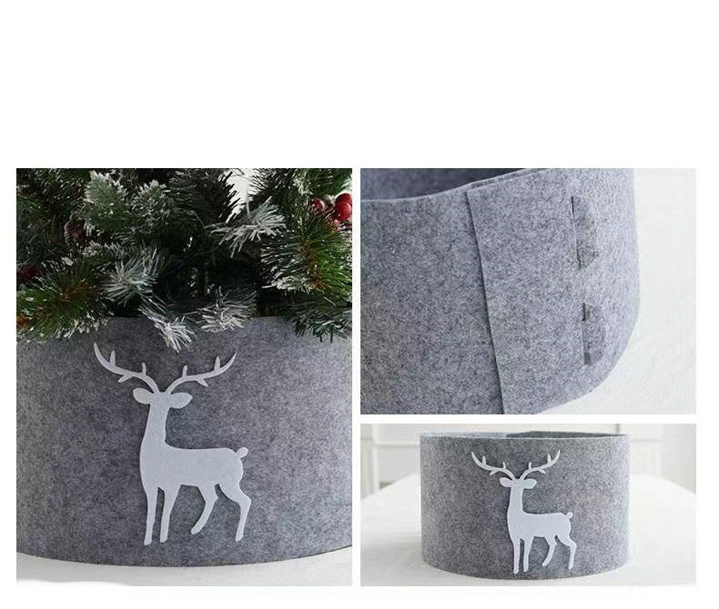 Felt Christmas Tree Collar Decorative Tree Enclosure