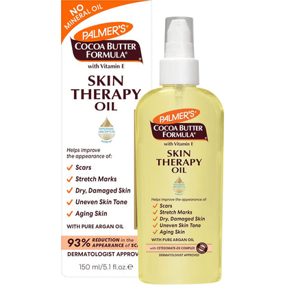 Palmer's Cocoa Butter Formula Face Therapy Oil Enriched with Vitamin E, C & 10 Pure Facial Oils, Infused with Rosehip Fragrance
