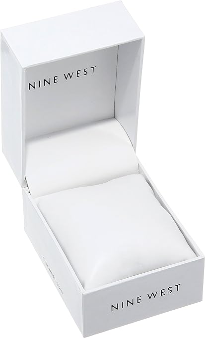 Nine West Women's Crystal Accented Bracelet Watch