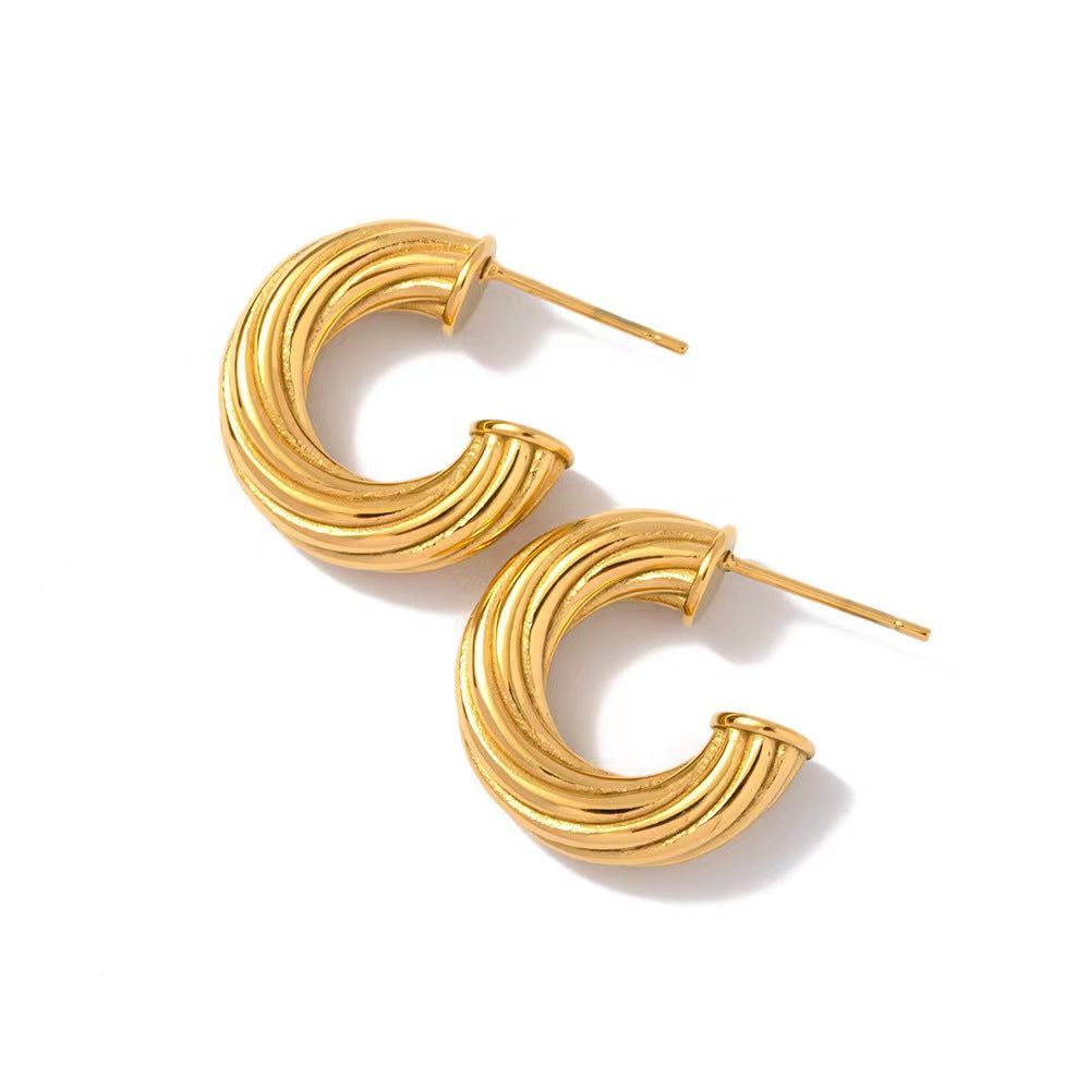 New Style Exaggerated Circle Earrings Women