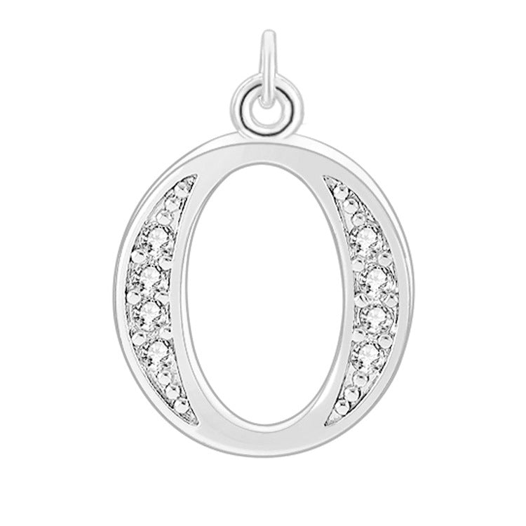 Creative Diamond-embedded Capital 26 English Letter Pendant Necklace Bracelet