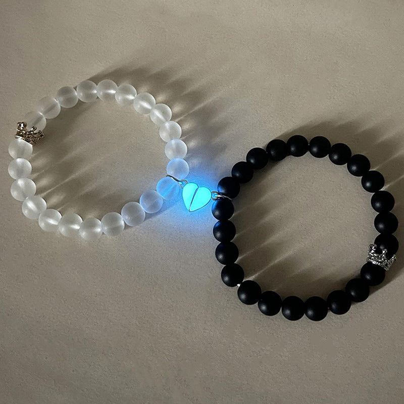 Couple Crown Luminous Heart Luminous Bracelet