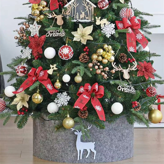 Felt Christmas Tree Collar Decorative Tree Enclosure