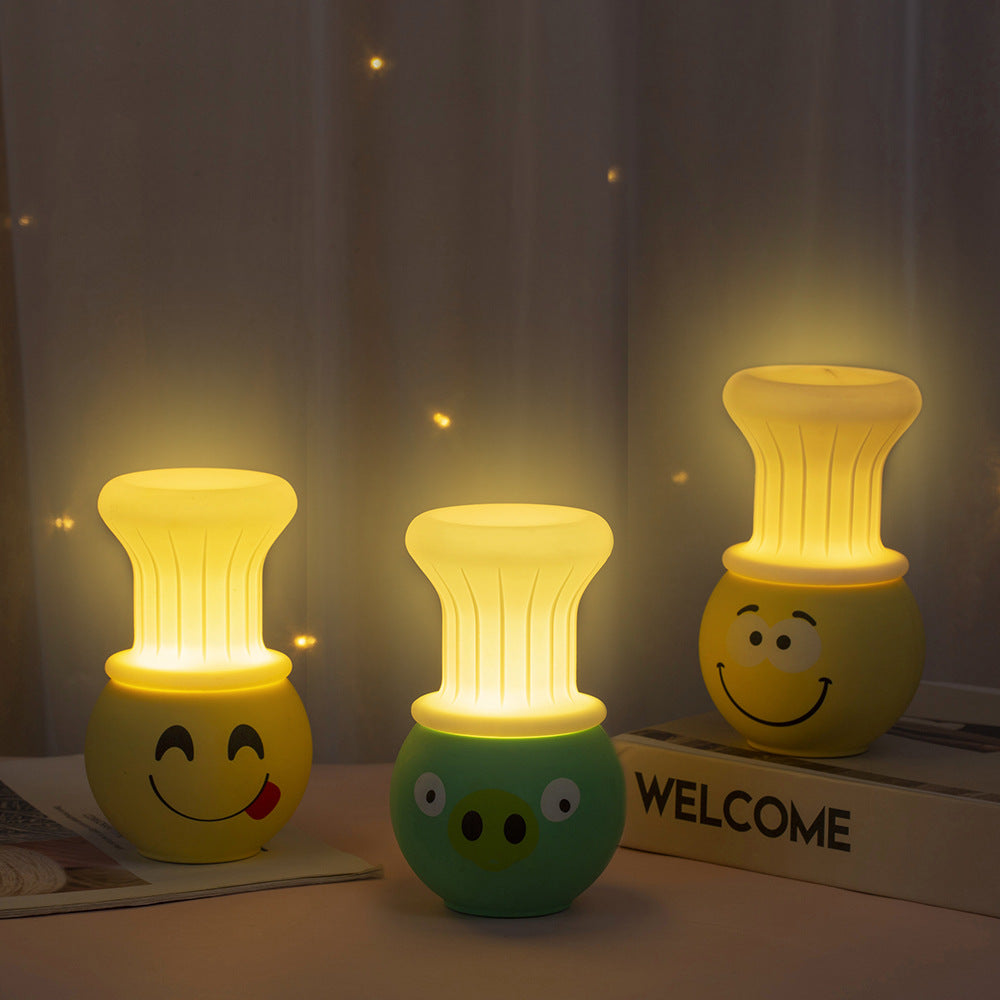 Silicone Night Light Atmosphere Light Rechargeable Colorful Lights