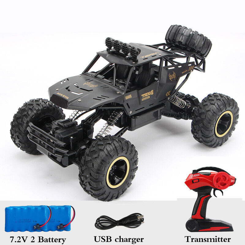 4DRC 1:12 Rock Crawler Rechargeable RC Remote Control Off Road Car Truck 4WD