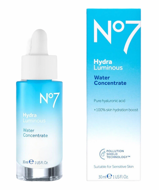 No7 Hydra Luminous Water Concentrate Hydration Boost 1 oz